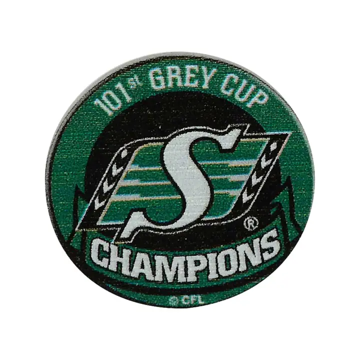 Épingle du logo des Roughriders de la 13e Coupe Grey