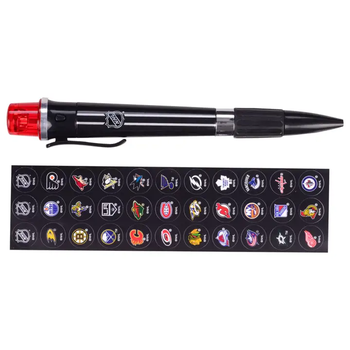Lumière de but LNH - Stylo noir
