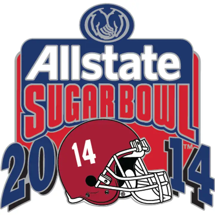 Casque Alabama 2014 Sugar Bowl Pin marine/orange