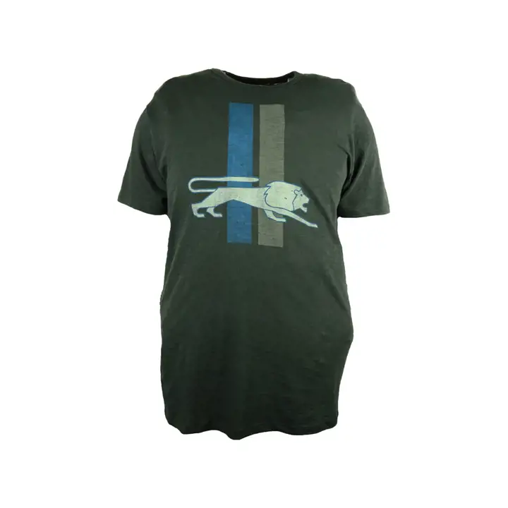 T-shirt de rugby "Scrum" Legacy à logo rétro LIONS NFL, couleur charbon