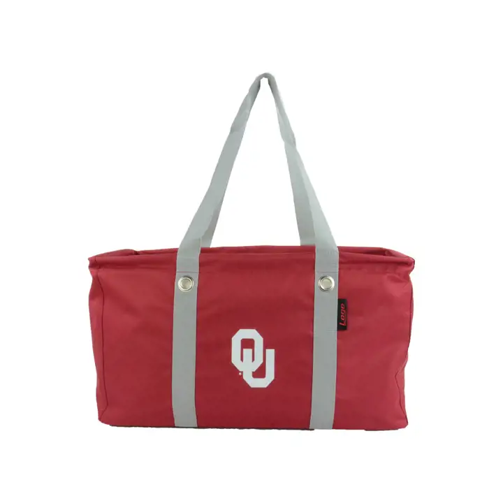 Caddy pique-nique Oklahoma à croisillons rouge