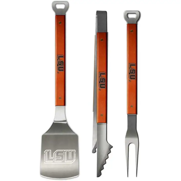 Ensemble 3 pièces Spatule LSU argent/marron
