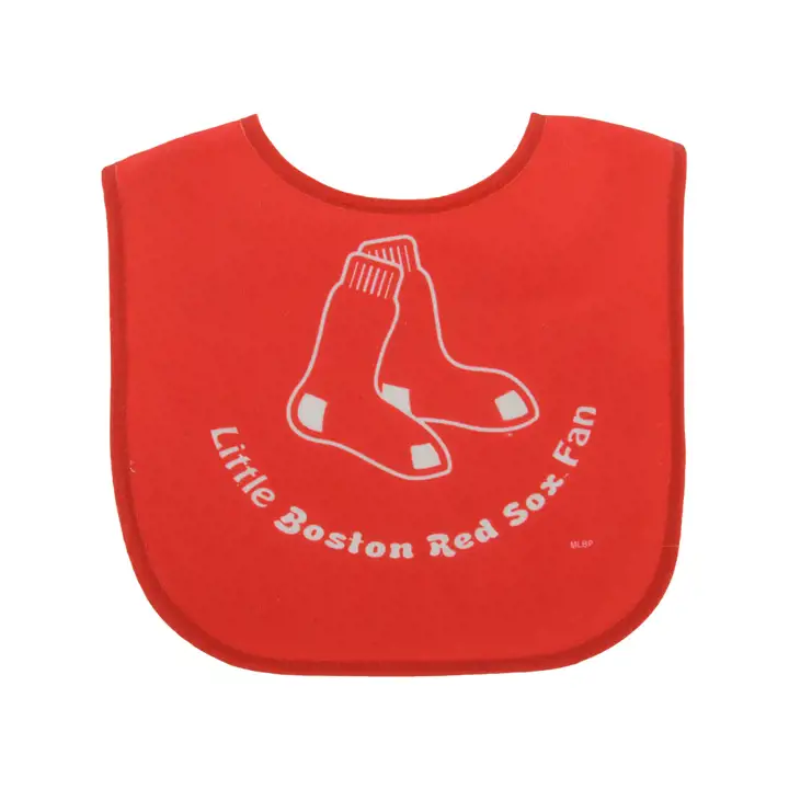 Bavoirs pression RED SOX - Rouge polypro