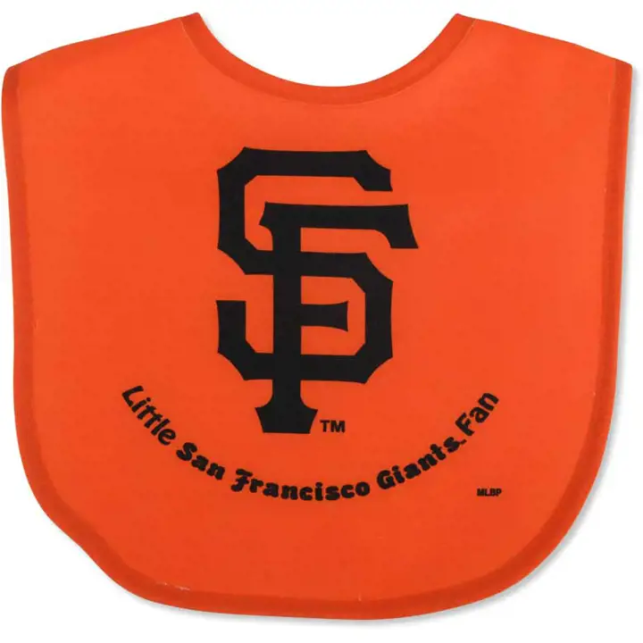 Bavoirs pression SF GIANTS - Poly Pro noir