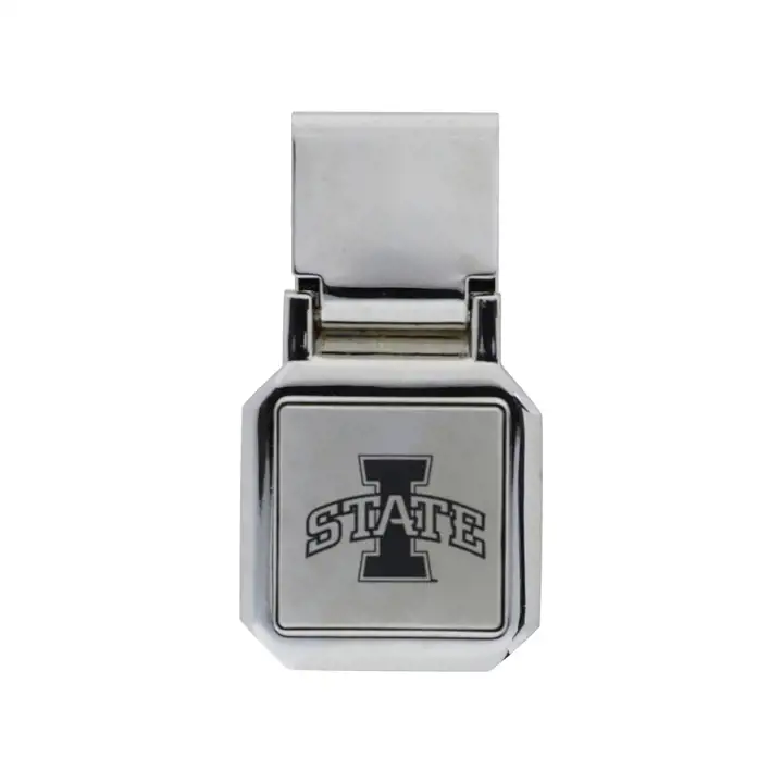 Pince à billets Iowa State Spring Loaded, argentée