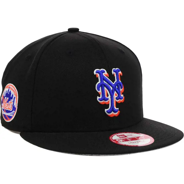 Casquette snapback 2 tons Mets MLB noire