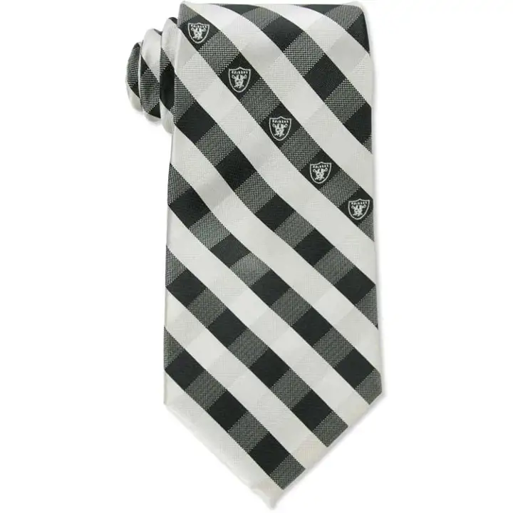 Cravate à Carreaux Poly Raiders LV noir/blanc
