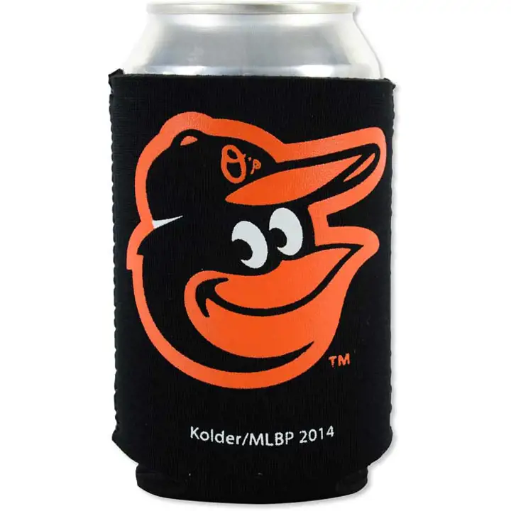 Coozie Orioles TÊTE D'OISEAU noir