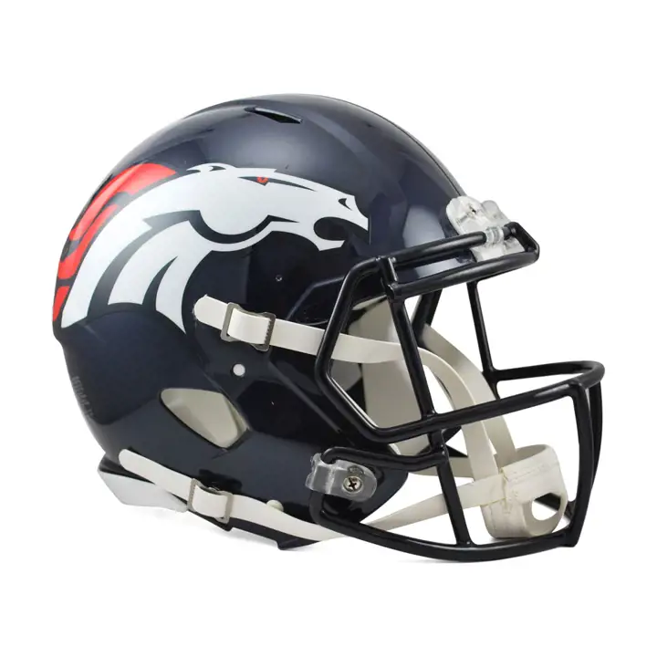 Casque authentique BRONCOS Speed bleu marine