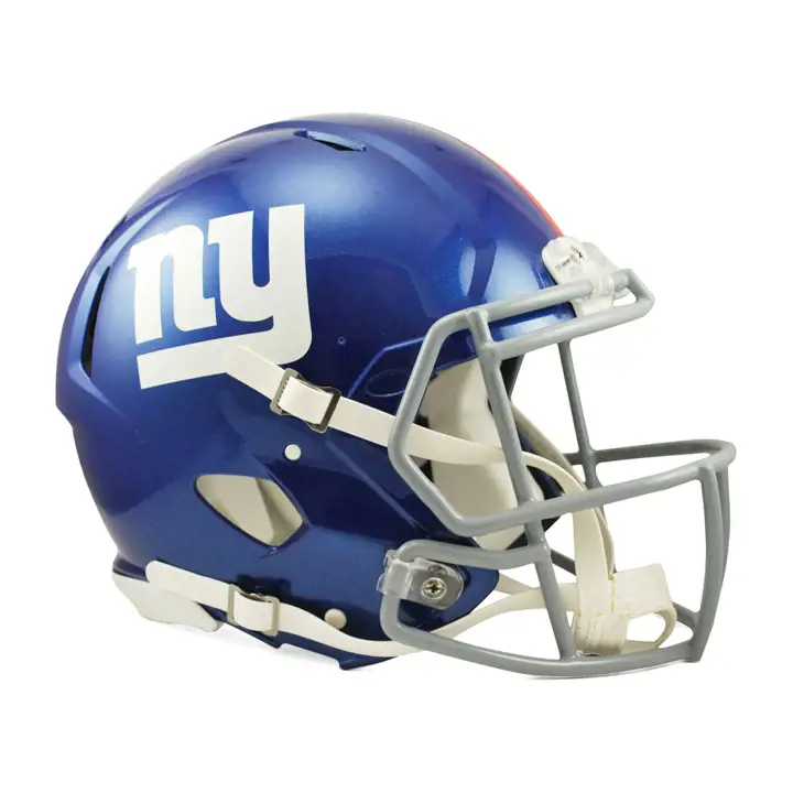 Casque authentique NY Giants Speed bleu/gris