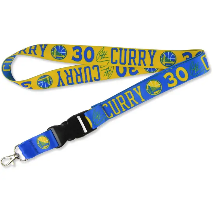 Lanière WARRIORS avec boucle détachable Curry bleue