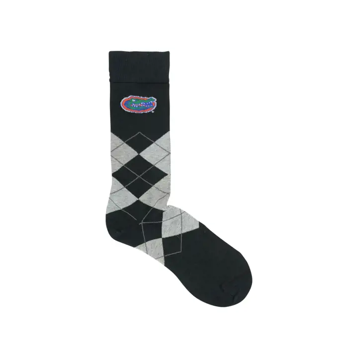 Chaussettes habillées Florida Argyle noir/bleu roi