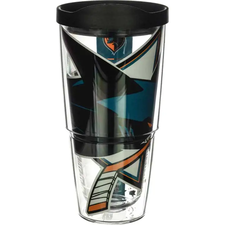 Gobelet Colossal SHARKS de 709 ml, noir