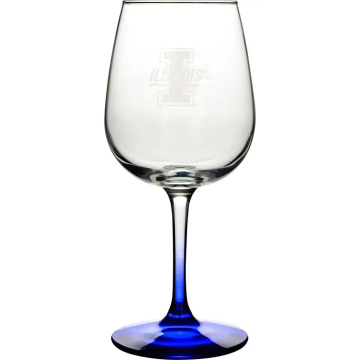 Verre à vin Illinois Satin Etch transparent