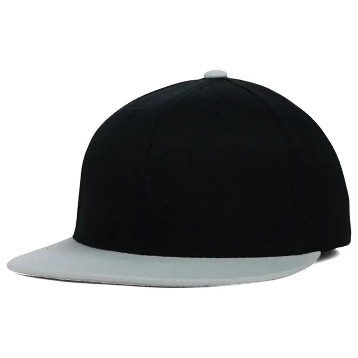 Casquette Flexfit 210 Home Run vierge noire/grise