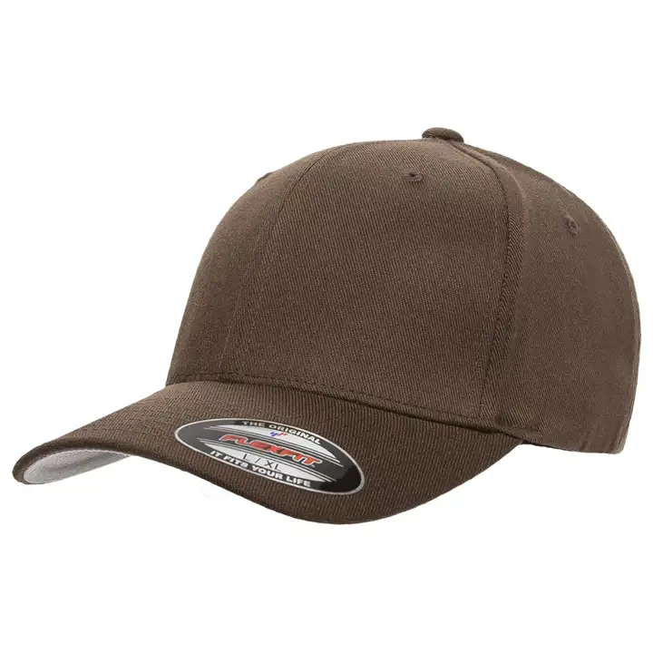 Casquette Flexfit Home Run vierge marron