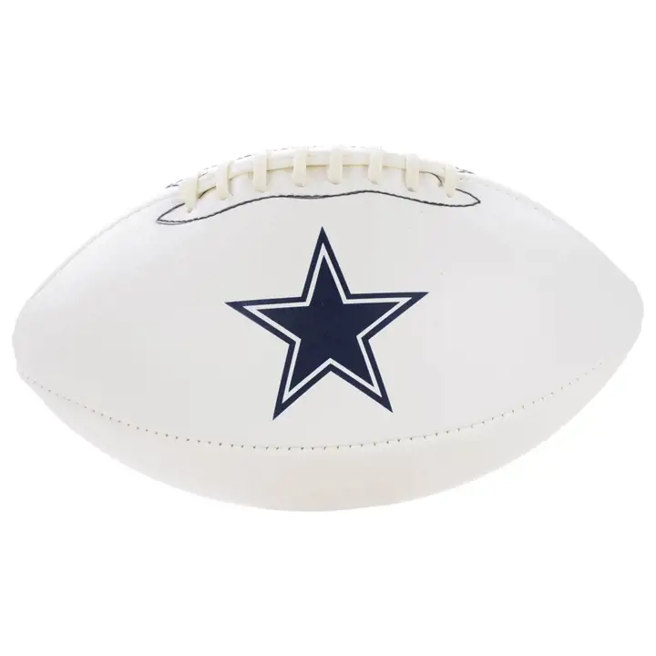 Ballon de football autographié COWBOYS - NFL blc