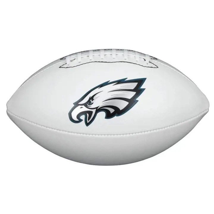 Ballon de football autographié EAGLES - NFL blanc