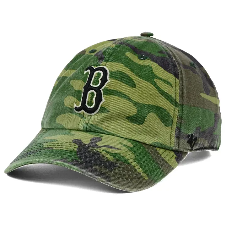 « CASQUETTE CAMOUFLAGE « B » PROPRE RED SOX MLB »