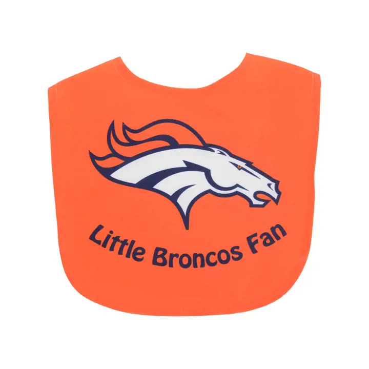 Bavoirs pressions BRONCOS - Poly Pro orange