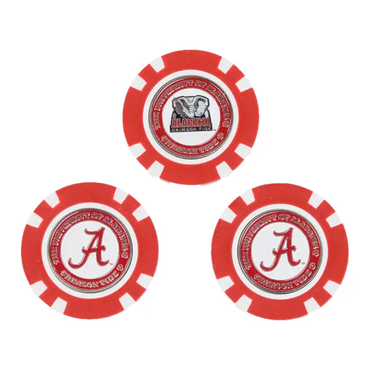 Jetons de poker Alabama Golf – Paquet de 3