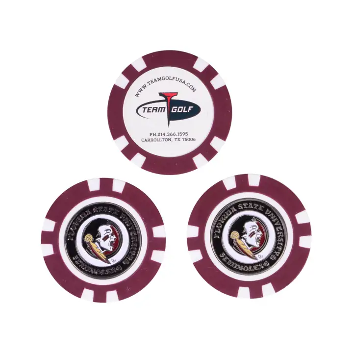 Jetons de golf Floride St Poker - Paq de 3
