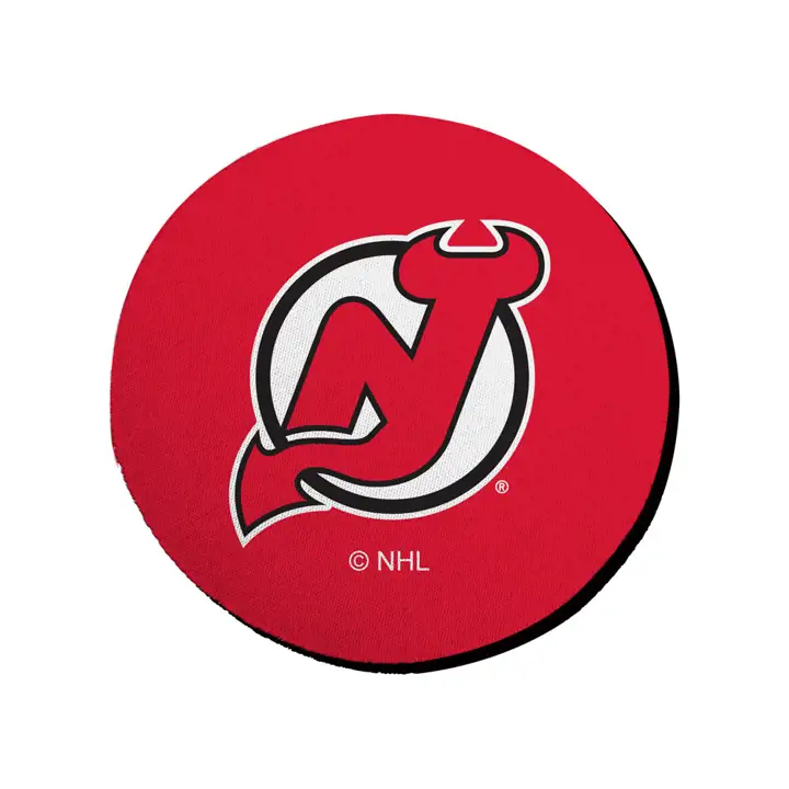 Sous-verres en néoprène Devils, lot de 4, rouges