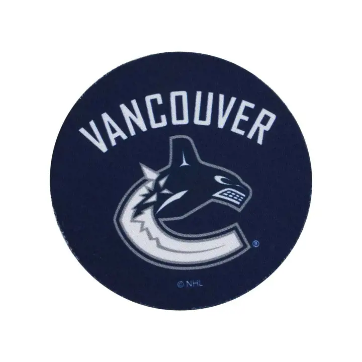 CANUCKS Lot de 4 sous-verres en néoprène bleus