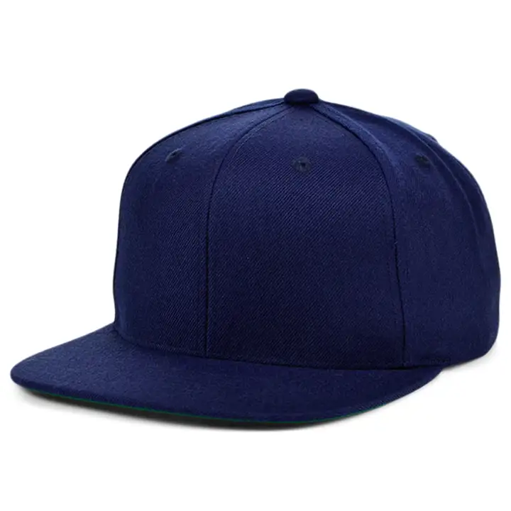 casquette vierge à visière plate 14 marine/vert