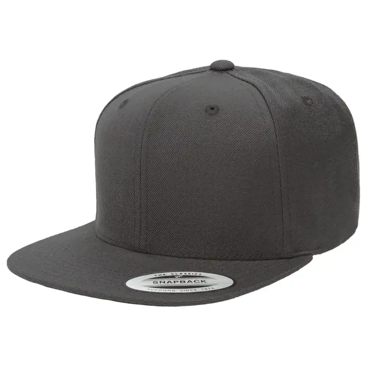 Casquette snapback vierge 14 Charcoal