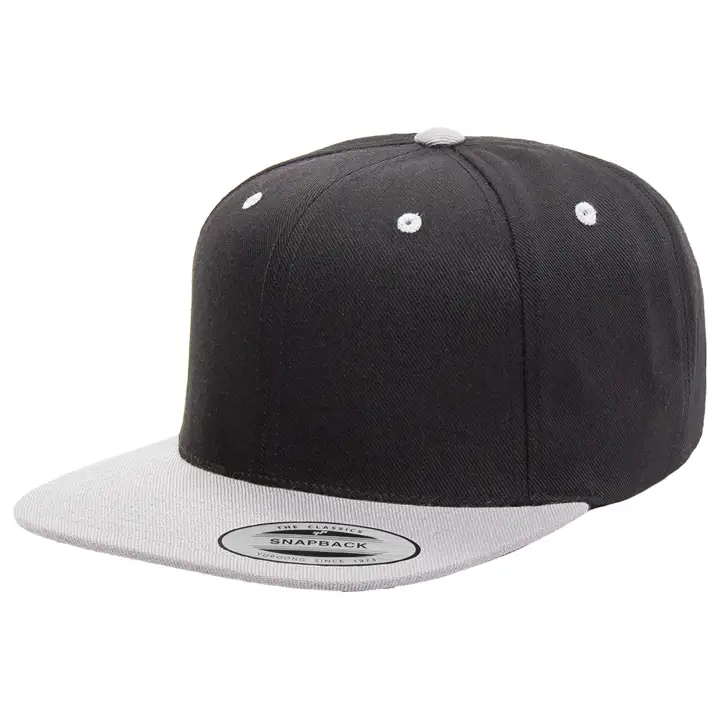 Casquette Snapback vierge 14 noir/gris