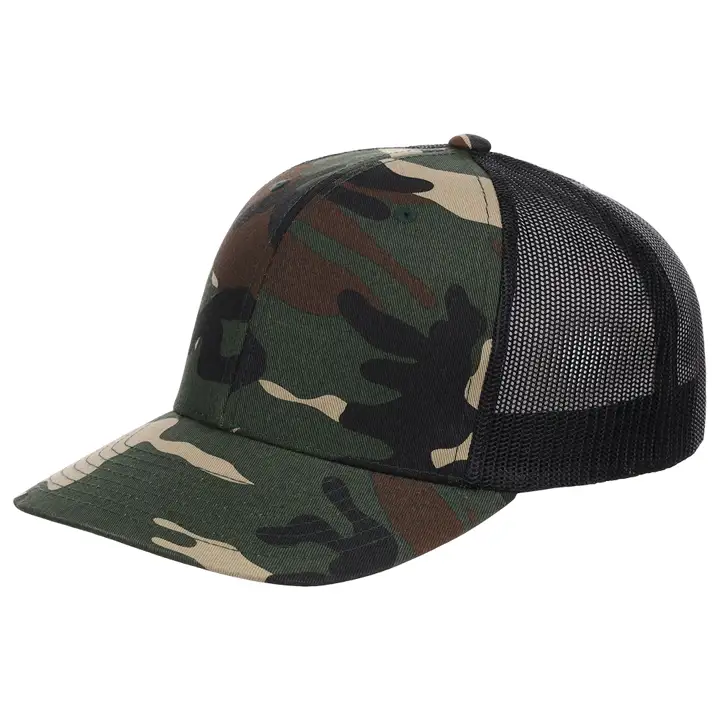 casquette camionneur vierge 14 woodland/noir