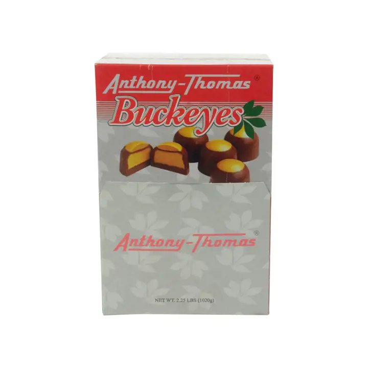 Boîte de bonbons rouge Buckeyes de l'Ohio
