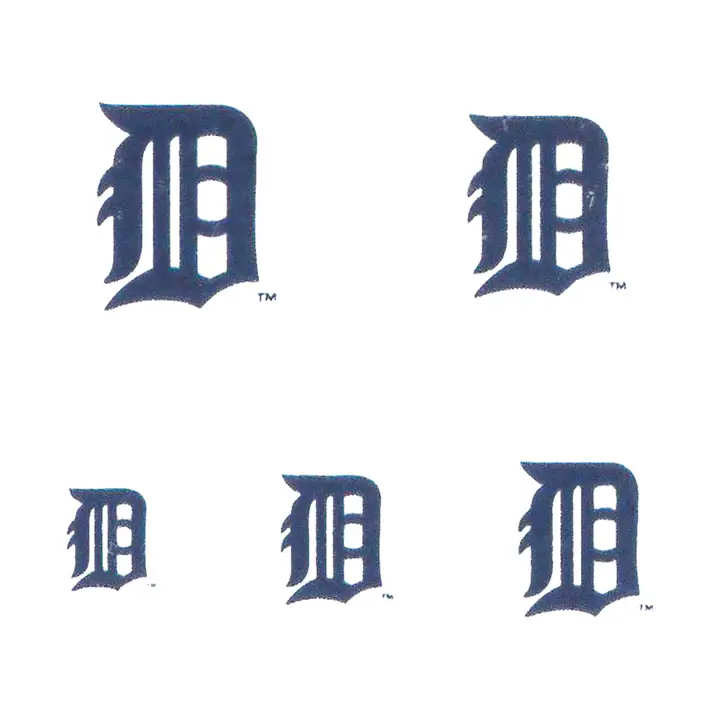 TIGRES Tatouage sur l'ongle GAGNE marine