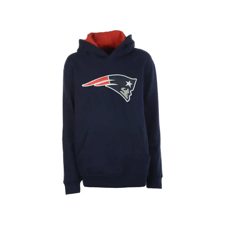 Sweat à capuche en molleton PATRIOTS NFL Youth Essentials PO 21 marine