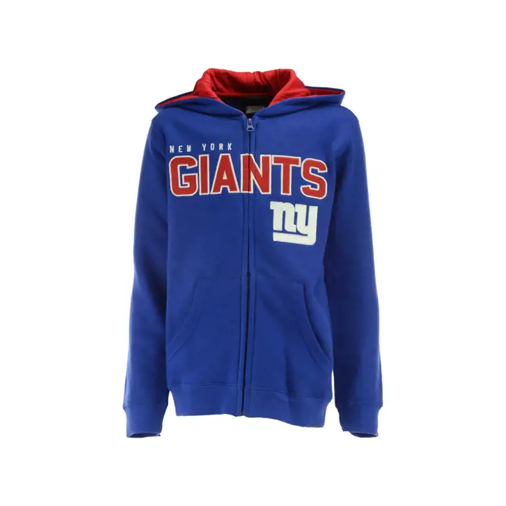 NY Giants NFL Youth Stated FZ Hood rbl
