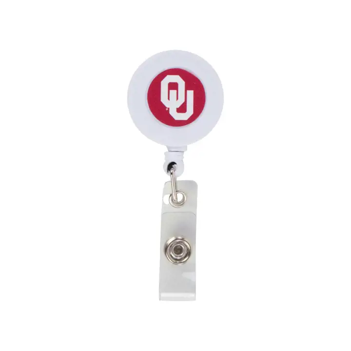 Dévidoir de badge Oklahoma noir/blanc