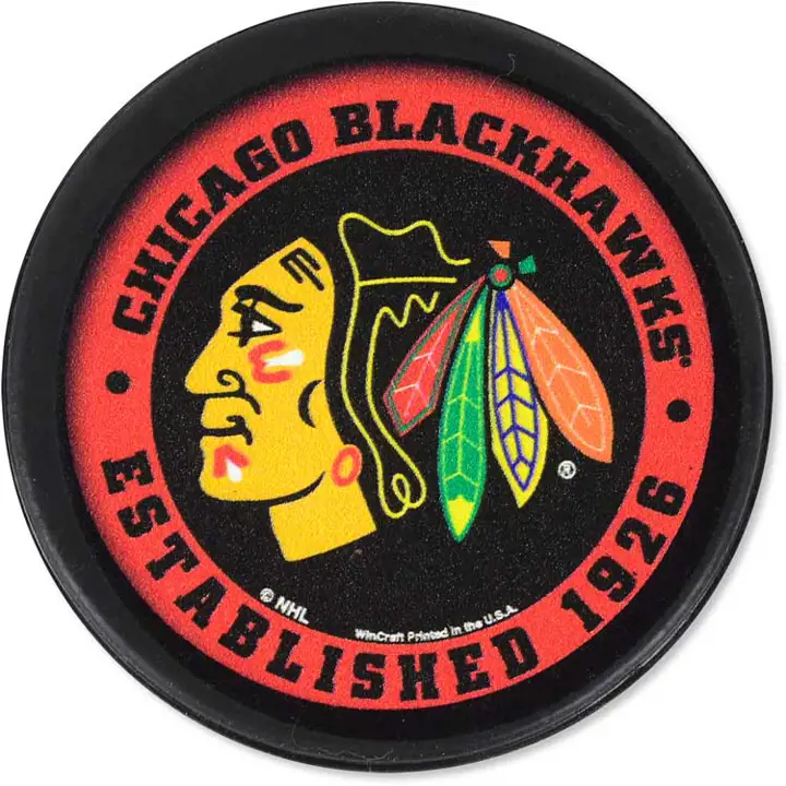 Palet d'équipe plat BLACKHAWKS noir