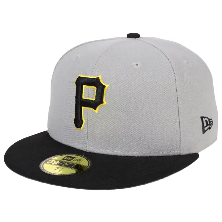 PIRATES MLB COOPERSTOWN 59FIFTY gris/noir