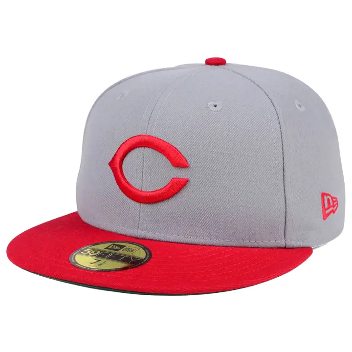Casquette MLB REDS COOPERSTOWN 59FIFTY gris/rouge