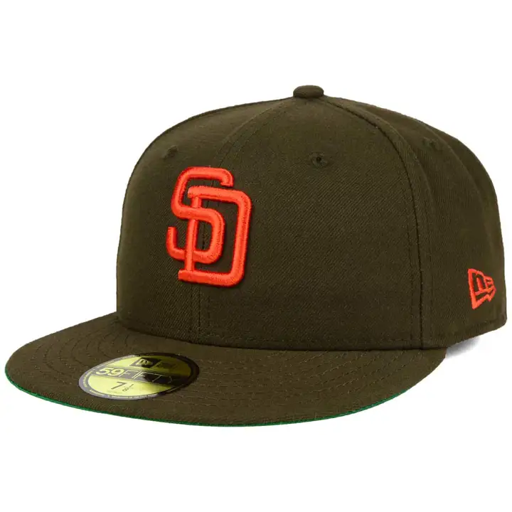 PADRES MLB COOPERSTOWN 59FIFTY marron