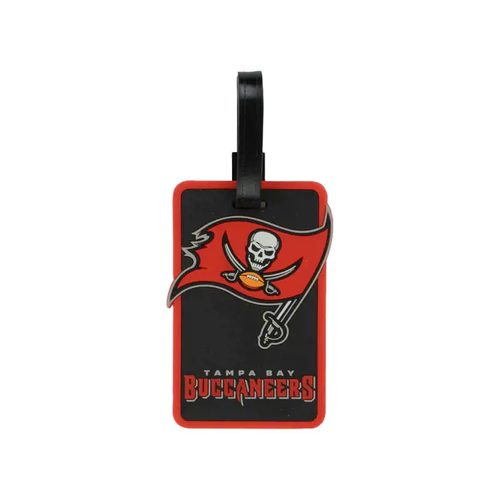 Étiquette de sac souple BUCCANEERS, neuf, drapeau rouge