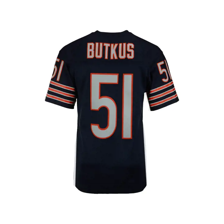 Maillot Rétro NFL Bears M&N Replica Butkus marine