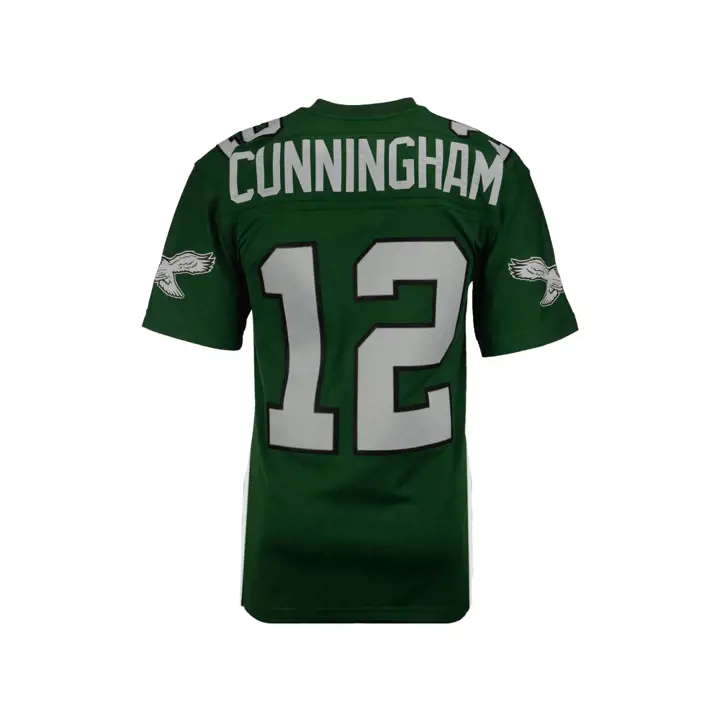 Maillot Rétro EAGLES NFL M&N CUNNINGHAM vert