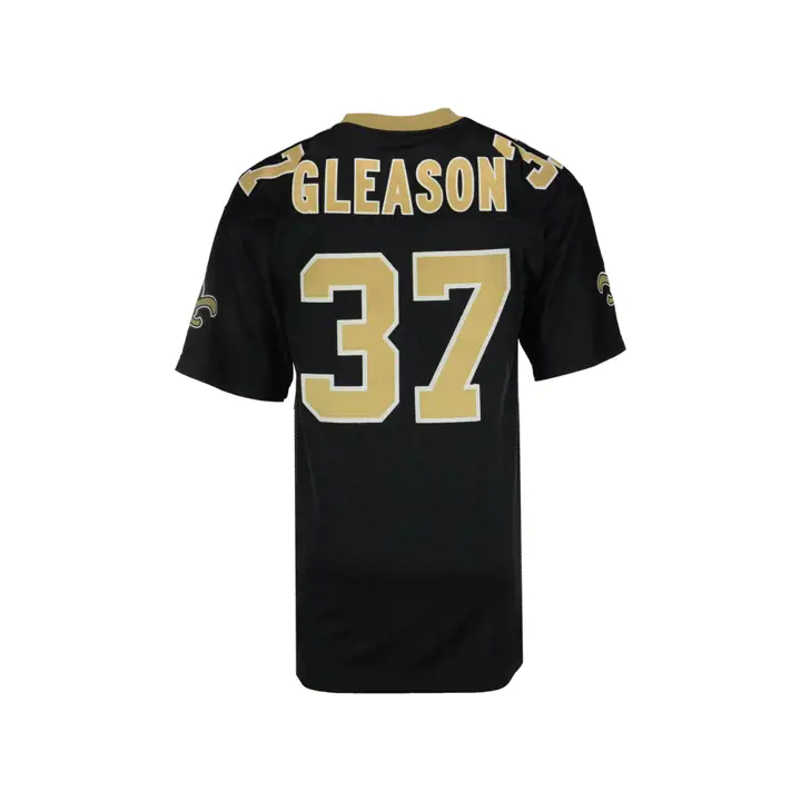 SAINTS NFL M&N Maillot Rétro Réplique Gleason noir/or