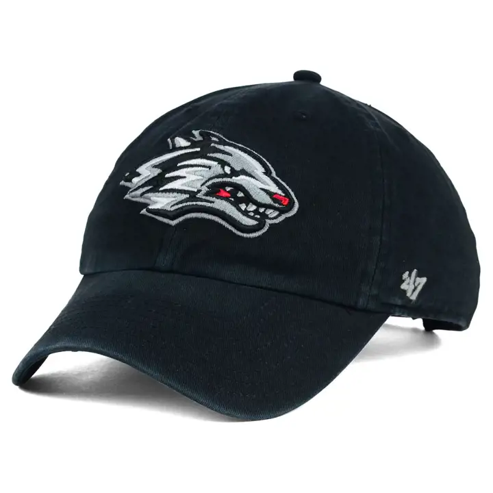 New Mex L Clean Up-NCAA WOLFHEAD blk