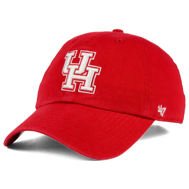 "Houston Clean Up-NCAA \"UH\"  red"