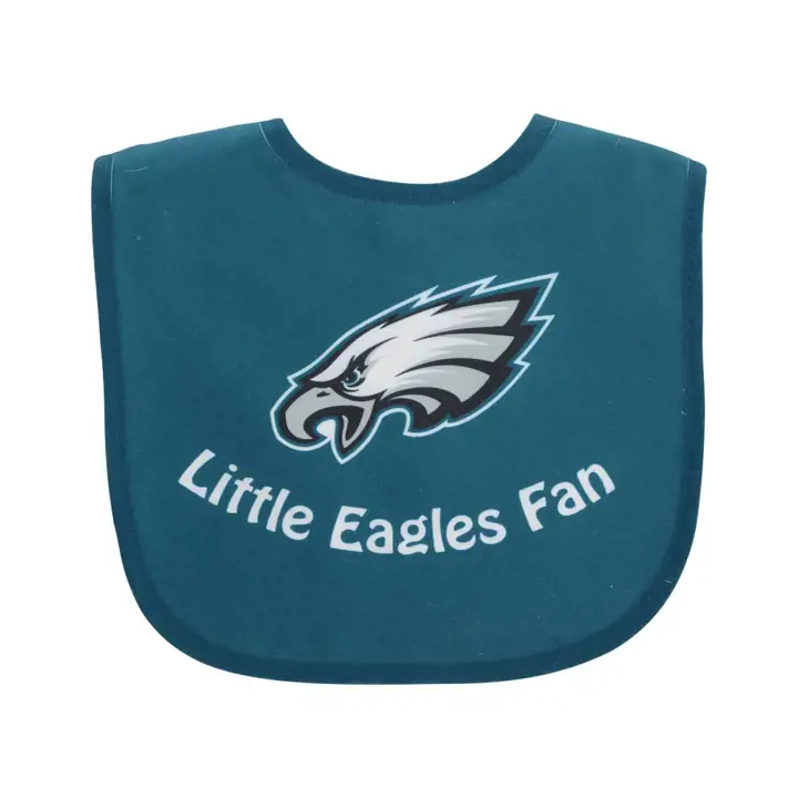 Bavettes EAGLES à bouton-pression - Poly pro vert