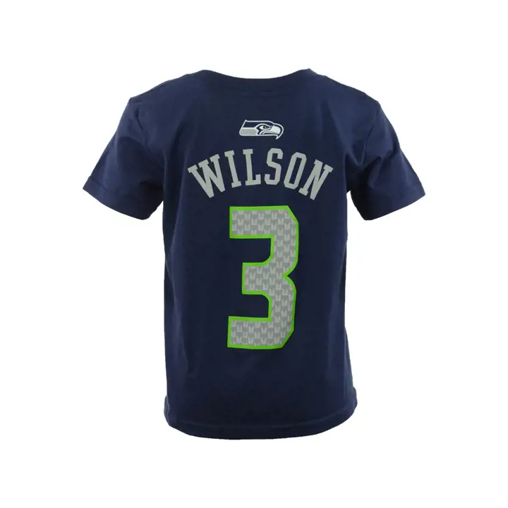 T-shirt Russell Wilson #3 SEAHAWKS NFL Enfant
