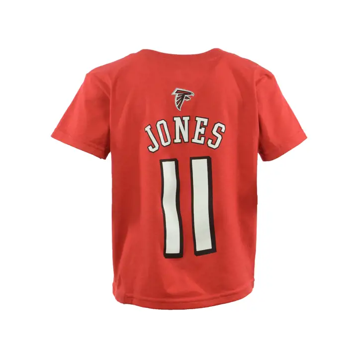 T-shirt enfant Falcons NFL « Mainliner Player » Jones rouge